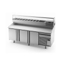 Masa pizza cu vitrina Infrico MP2300 + VIP23001/4C